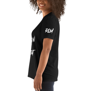 RLM Short-Sleeve Woman’s Black T-Shirt (RLM Letters on sleeve)