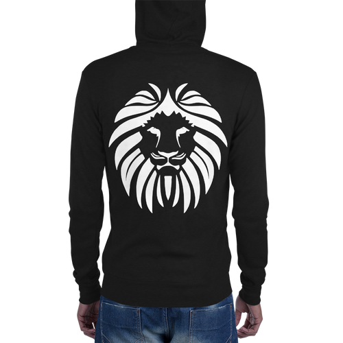 RLM Unisex lightweight zip hoodie Lion Head (no border)