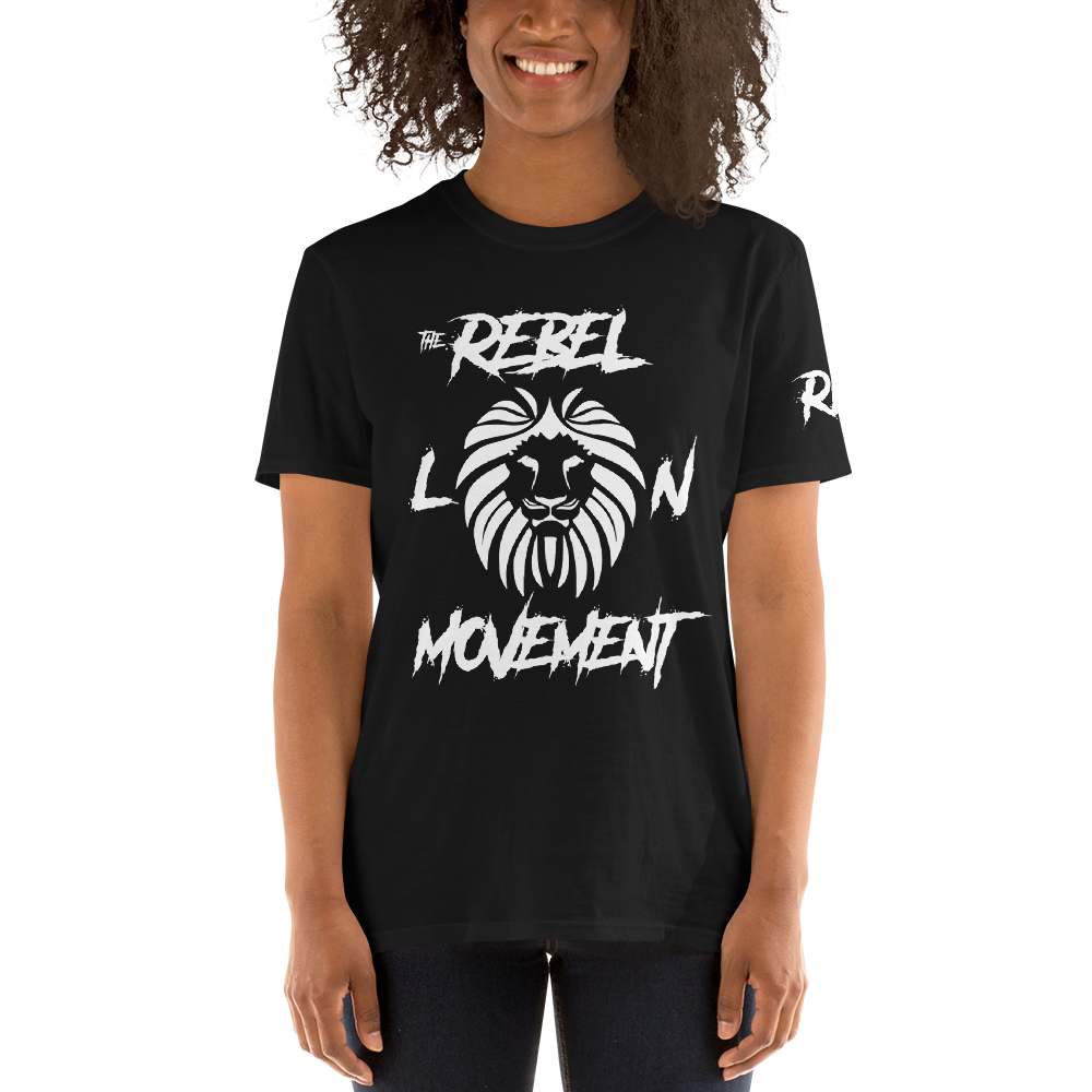 RLM Short-Sleeve Woman’s Black T-Shirt (RLM Letters on sleeve)