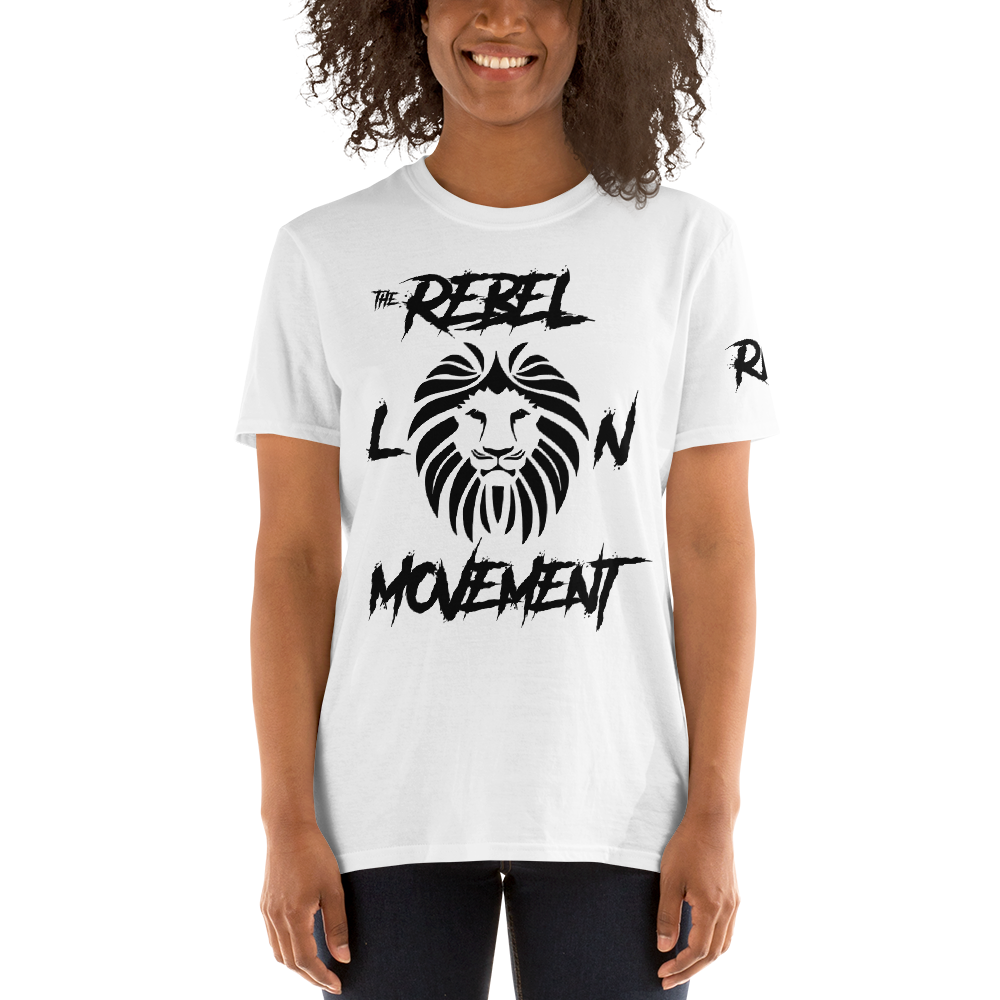 RLM Short-Sleeve Woman’s White T-Shirt (Lion head on back w/RLM letters on sleeve)