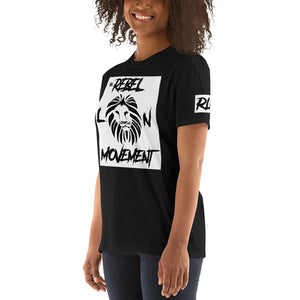 RLM Black Short-Sleeve Woman’s T-Shirt Box Print